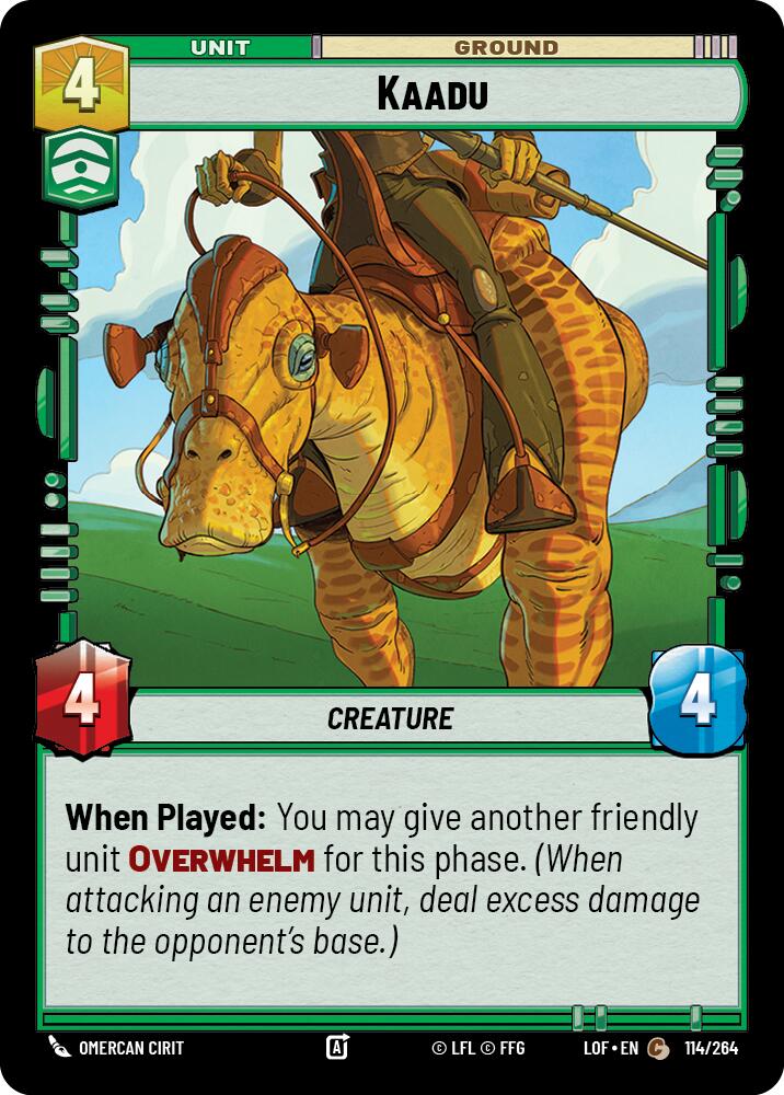 Kaadu (114/264) (114/264) [Legends of the Force] | Tabernacle Games