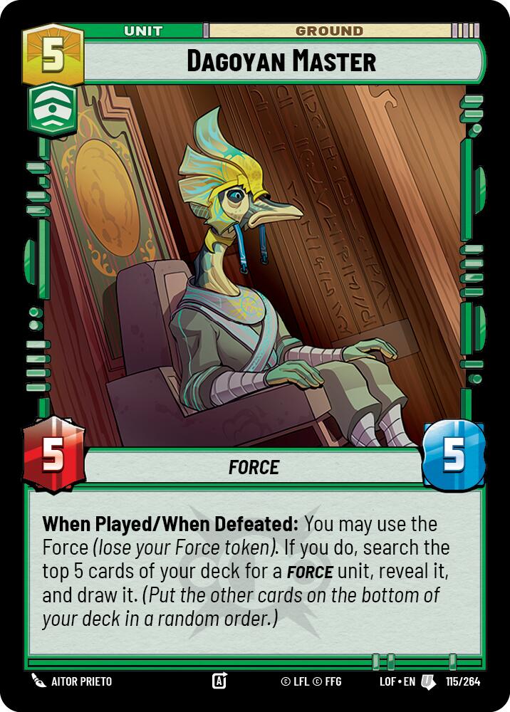 Dagoyan Master (115/264) (115/264) [Legends of the Force] | Tabernacle Games