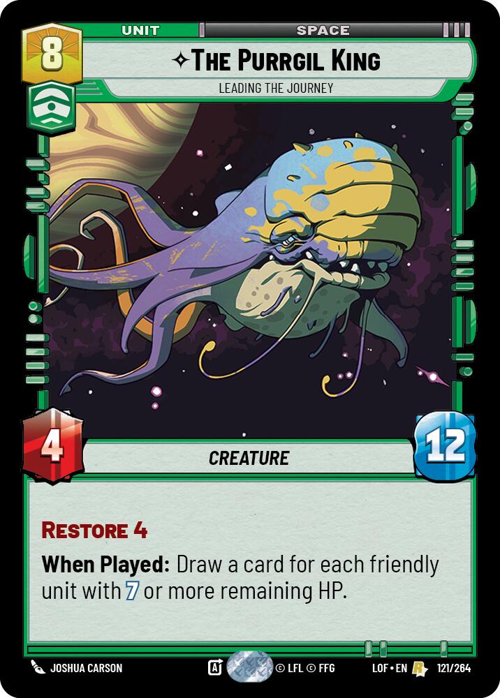 The Purrgil King - Leading The Journey (121/264) (121/264) [Legends of the Force] | Tabernacle Games