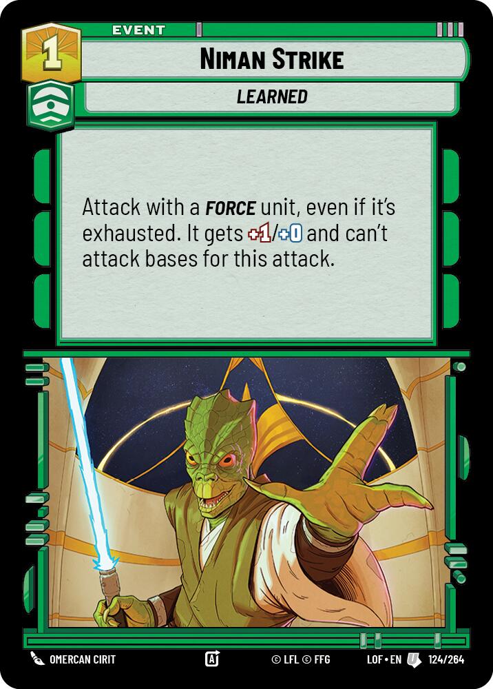 Niman Strike (124/264) (124/264) [Legends of the Force] | Tabernacle Games