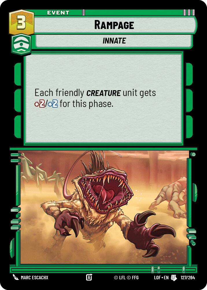 Rampage (127/264) (127/264) [Legends of the Force] | Tabernacle Games
