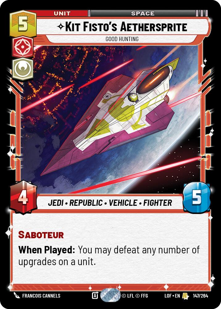 Kit Fisto's Aethersprite - Good Hunting (147/264) (147/264) [Legends of the Force] | Tabernacle Games