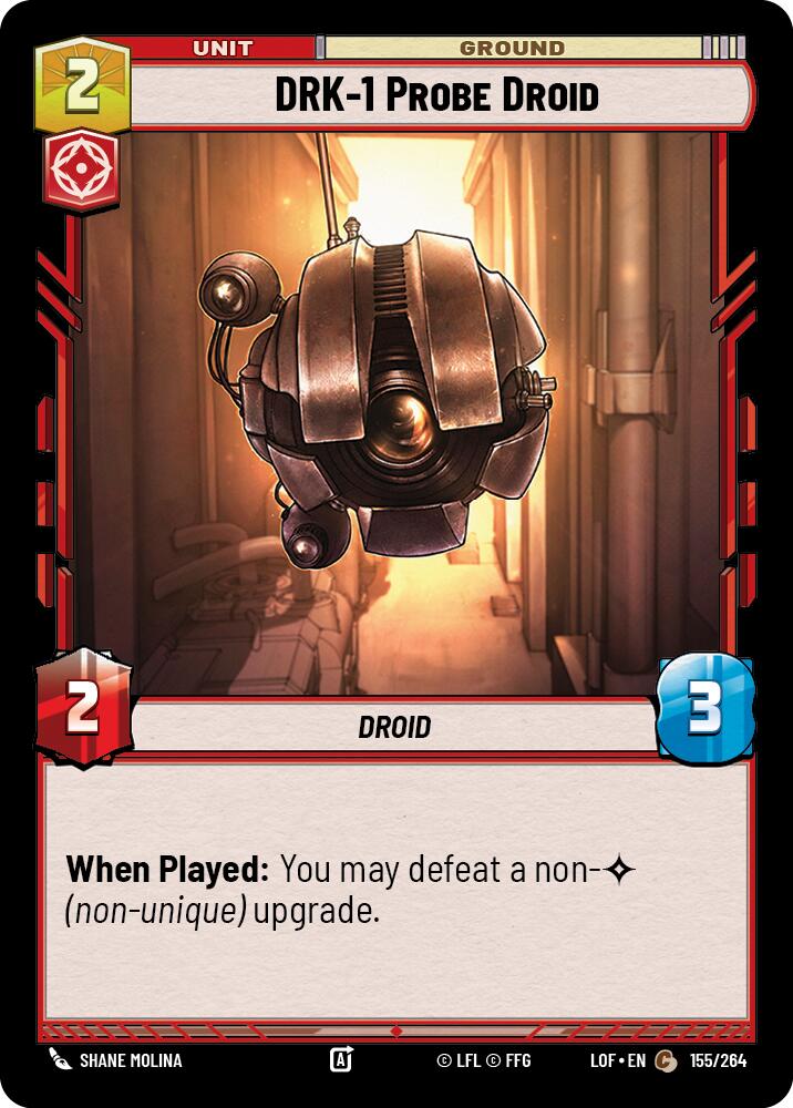 DRK-1 Probe Droid (155/264) (155/264) [Legends of the Force] | Tabernacle Games