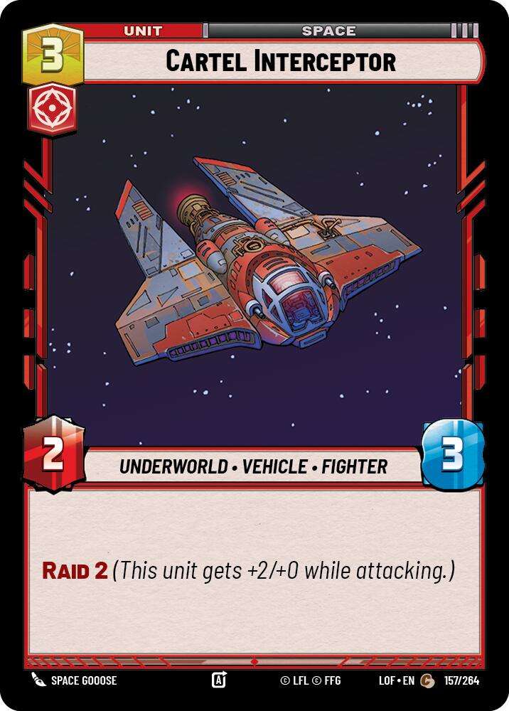 Cartel Interceptor (157/264) (157/264) [Legends of the Force] | Tabernacle Games