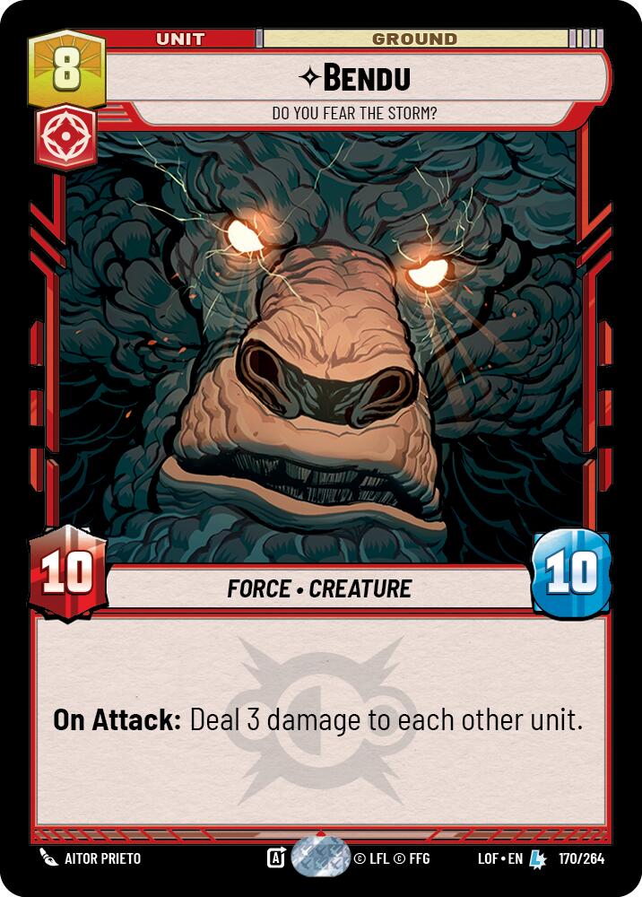 Bendu - Do You Fear the Storm? (170/264) (170/264) [Legends of the Force] | Tabernacle Games