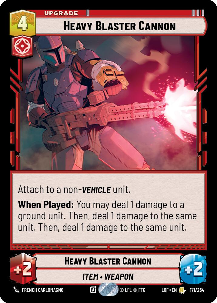 Heavy Blaster Cannon (171/264) (171/264) [Legends of the Force] | Tabernacle Games