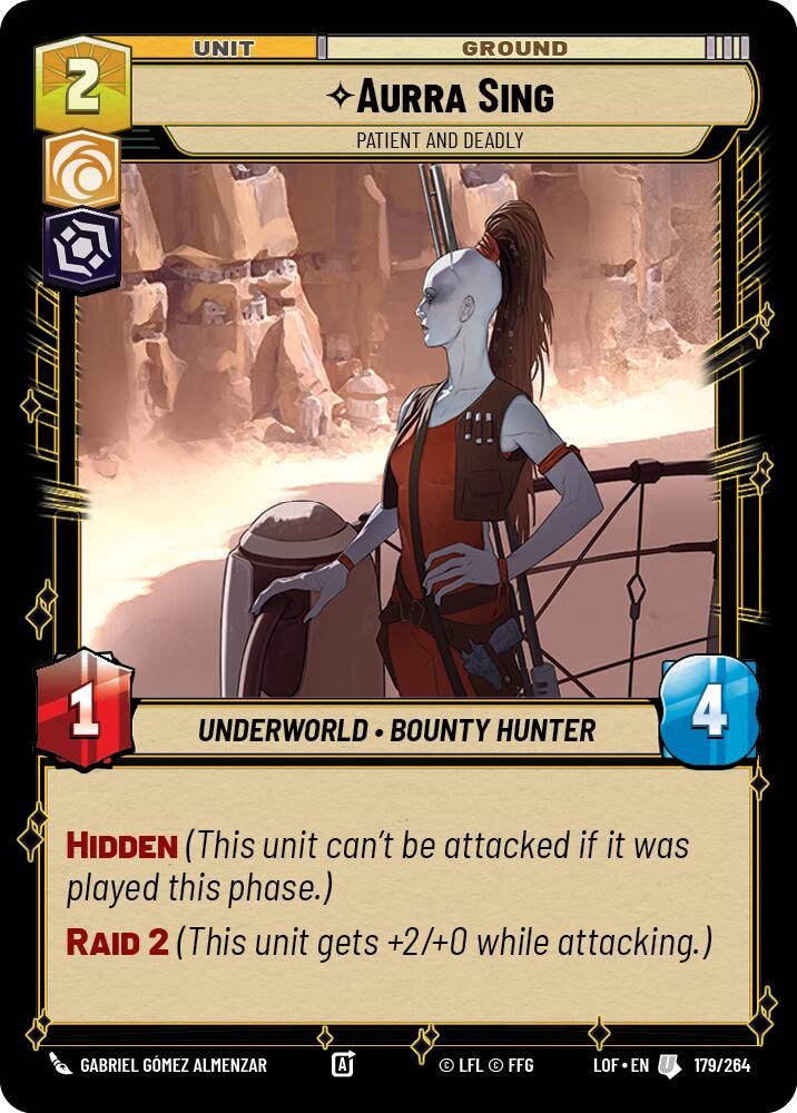 Aurra Sing - Patient and Deadly (179/264) (179/264) [Legends of the Force] | Tabernacle Games