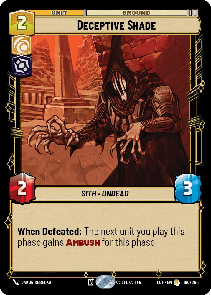 Deceptive Shade (180/264) (180/264) [Legends of the Force] | Tabernacle Games