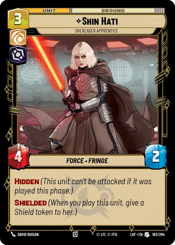 Shin Hati - Overeager Apprentice (183/264) (183/264) [Legends of the Force] | Tabernacle Games