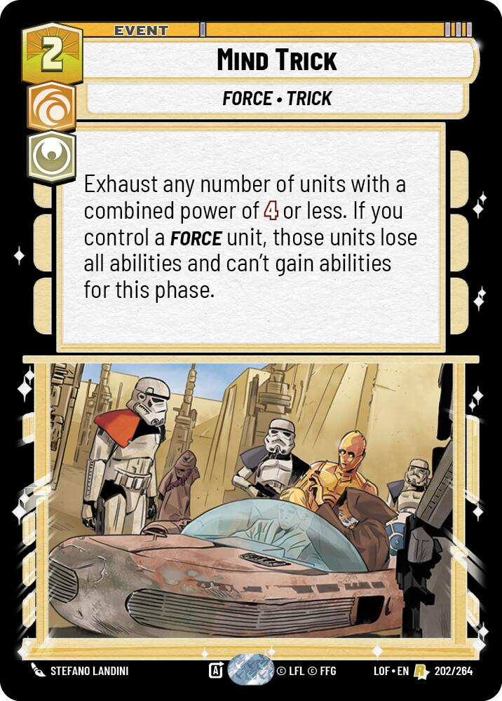 Mind Trick (202/264) (202/264) [Legends of the Force] | Tabernacle Games