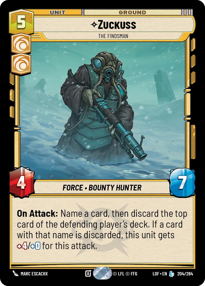 Zuckuss - The Findsman (204/264) (204/264) [Legends of the Force] | Tabernacle Games