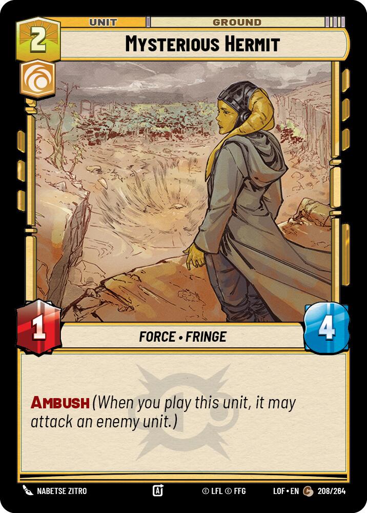 Mysterious Hermit (208/264) (208/264) [Legends of the Force] | Tabernacle Games