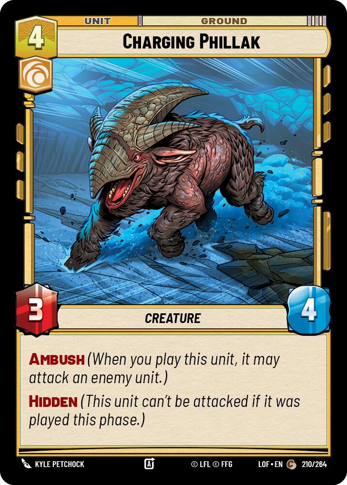 Charging Phillak (210/264) (210/264) [Legends of the Force] | Tabernacle Games