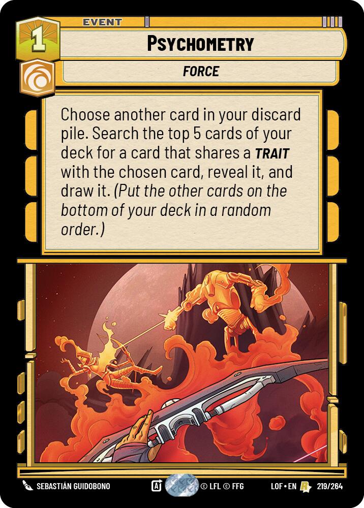 Psychometry (219/264) (219/264) [Legends of the Force] | Tabernacle Games