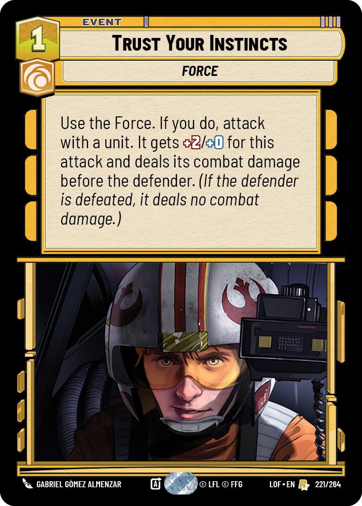 Trust Your Instincts (221/264) (221/264) [Legends of the Force] | Tabernacle Games