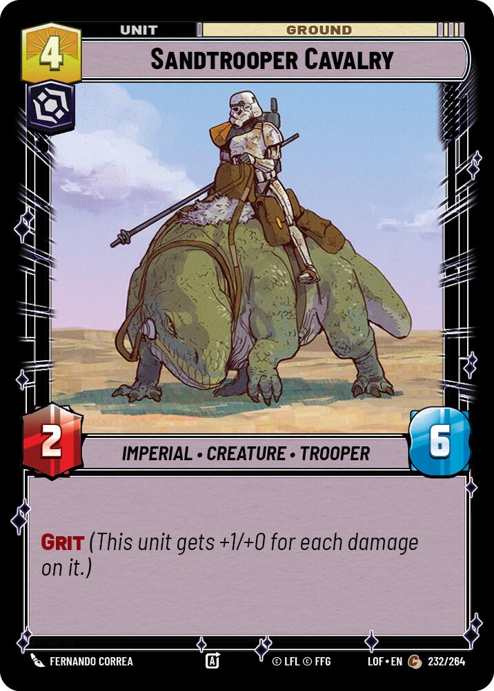 Sandtrooper Cavalry (232/264) (232/264) [Legends of the Force] | Tabernacle Games