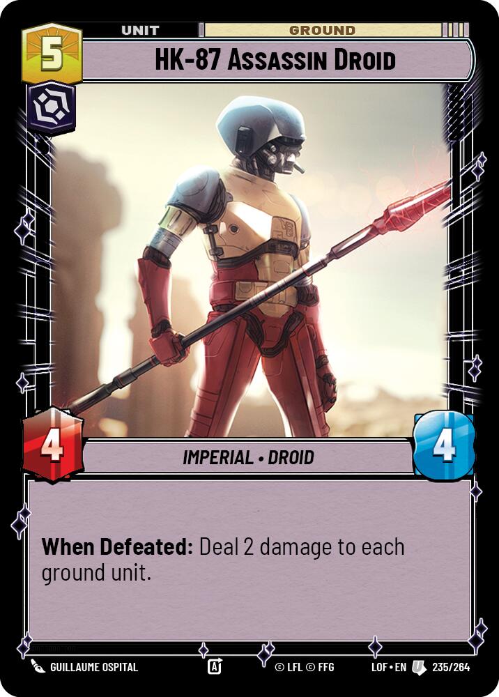HK-87 Assassin Droid (235/264) (235/264) [Legends of the Force] | Tabernacle Games