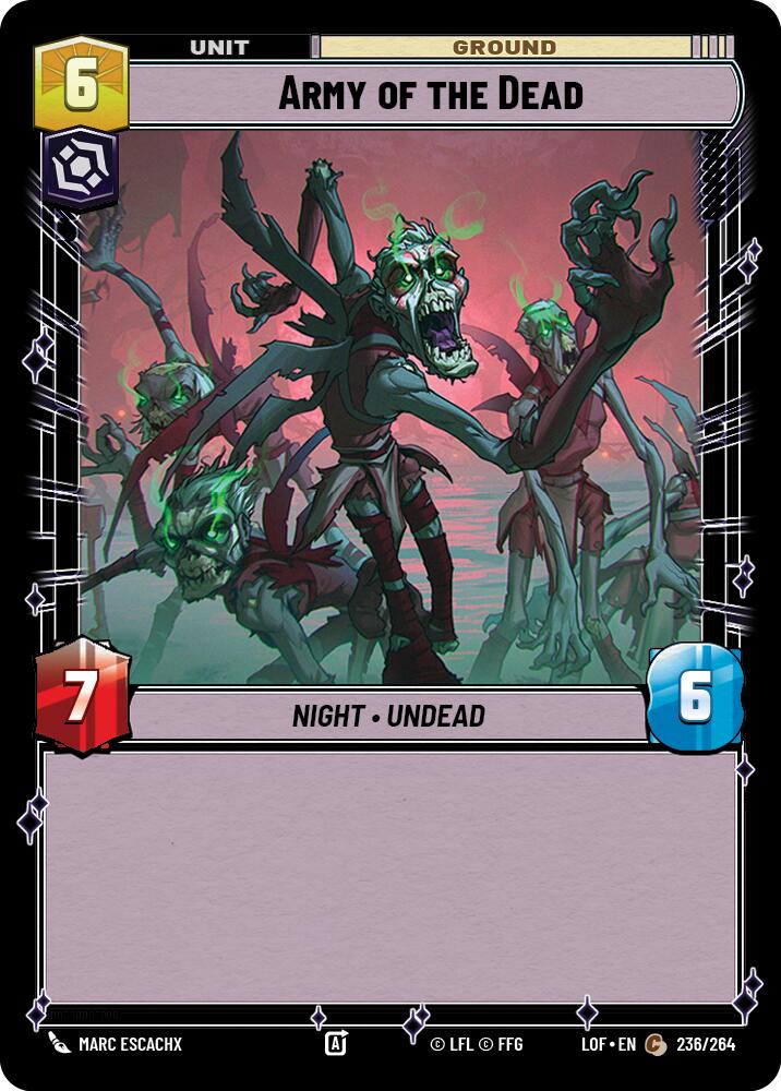 Army of the Dead (236/264) (236/264) [Legends of the Force] | Tabernacle Games