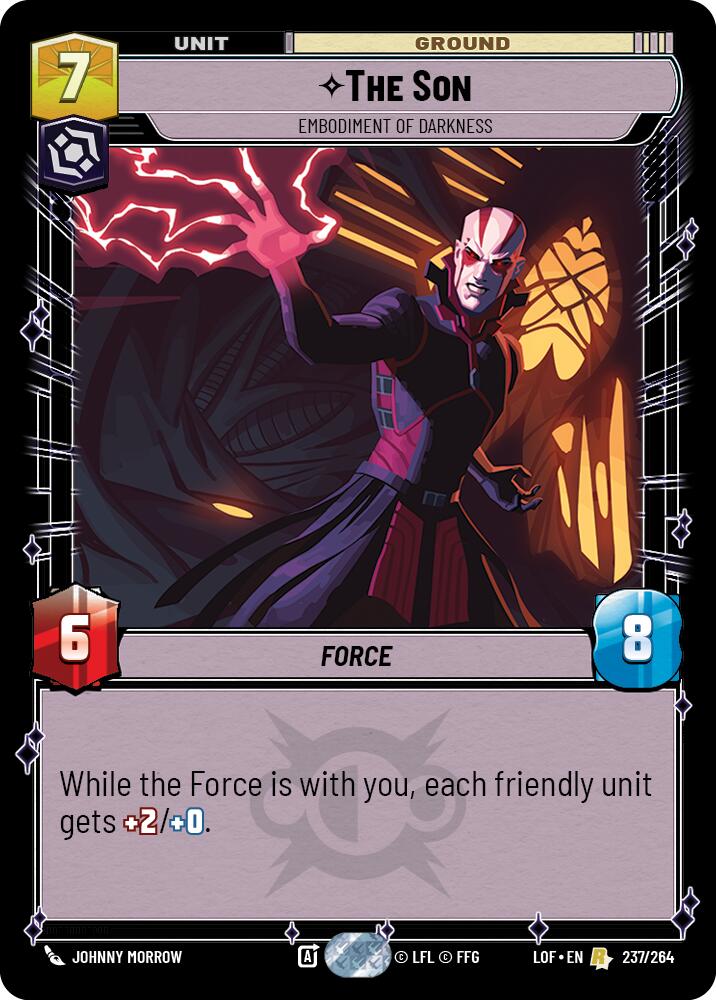 The Son - Embodiment of Darkness (237/264) (237/264) [Legends of the Force] | Tabernacle Games
