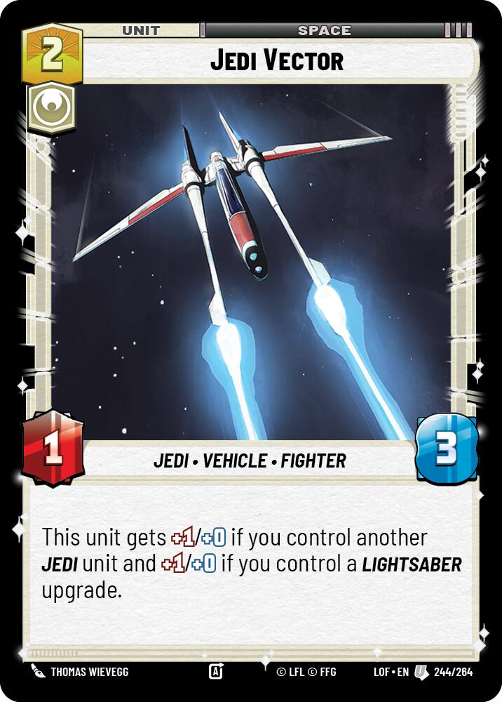 Jedi Vector (244/264) (244/264) [Legends of the Force] | Tabernacle Games