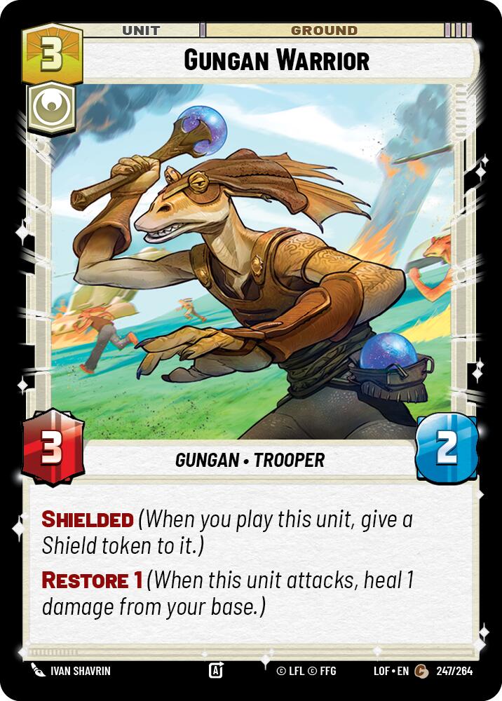 Gungan Warrior (247/264) (247/264) [Legends of the Force] | Tabernacle Games