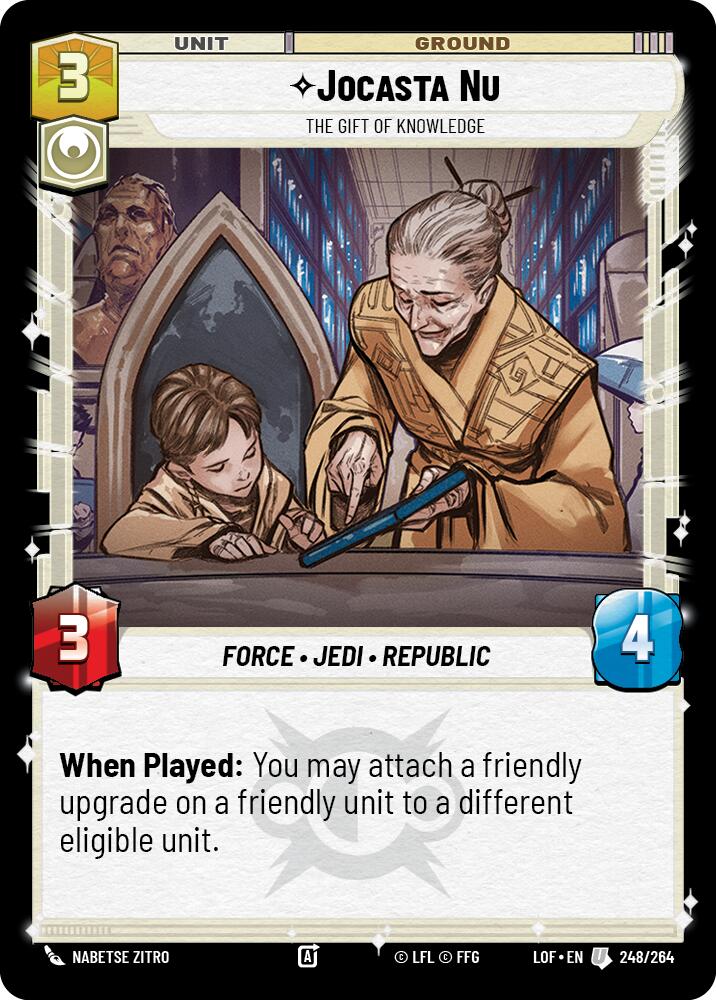 Jocasta Nu - The Gift of Knowledge (248/264) (248/264) [Legends of the Force] | Tabernacle Games