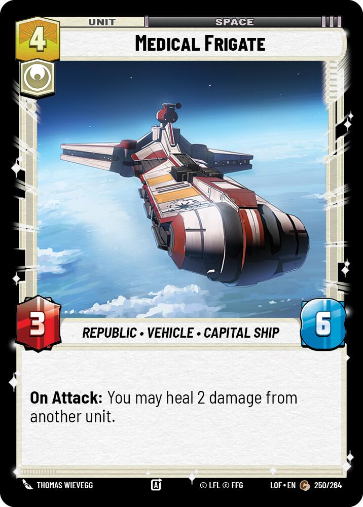 Medical Frigate (250/264) (250/264) [Legends of the Force] | Tabernacle Games