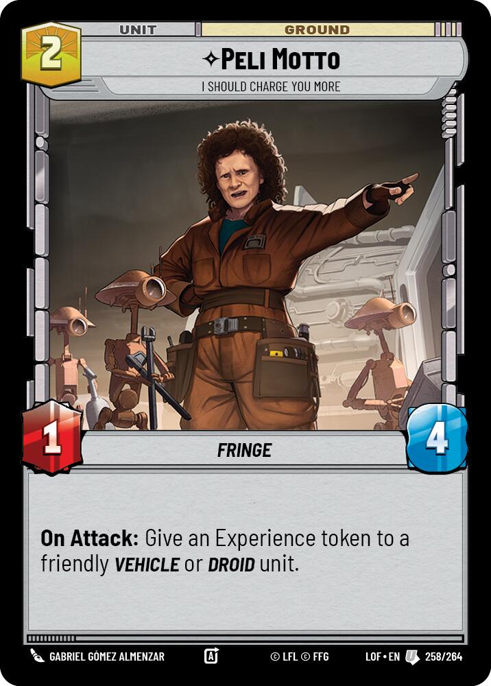 Peli Motto - I Should Charge You More (258/264) (258/264) [Legends of the Force] | Tabernacle Games