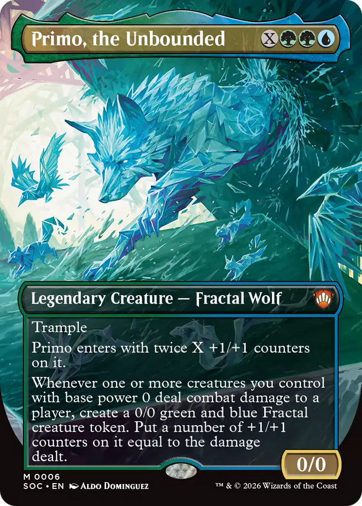 Primo, the Unbounded (Borderless) [Secrets of Strixhaven Commander] | Tabernacle Games