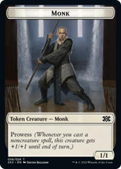 Spider // Monk Double-Sided Token [Double Masters 2022 Tokens] | Tabernacle Games
