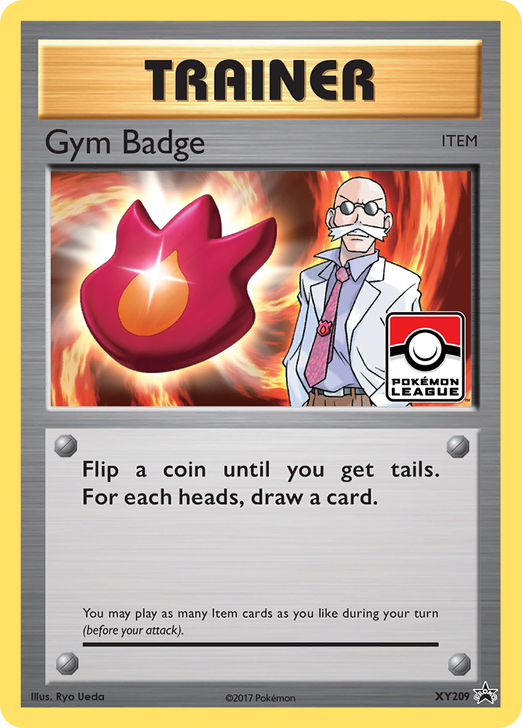 Gym Badge (XY209) (Blaine) [XY: Black Star Promos] | Tabernacle Games