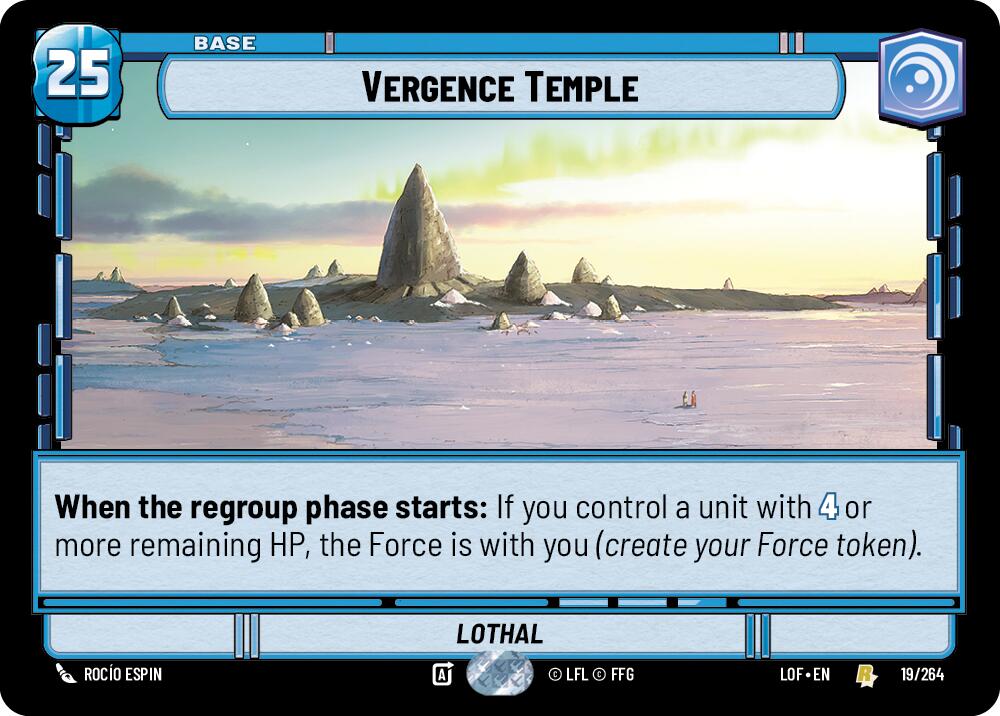 Vergence Temple (019/264) (019/264) [Legends of the Force] | Tabernacle Games