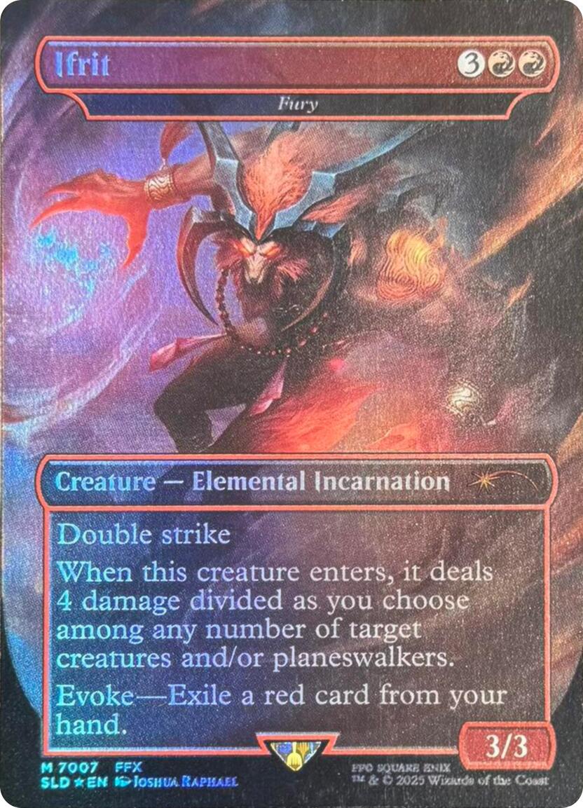 Ifrit - Fury (Rainbow Foil) [Secret Lair Drop Series] | Tabernacle Games