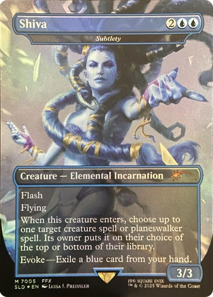 Shiva - Subtlety (Rainbow Foil) [Secret Lair Drop Series] | Tabernacle Games