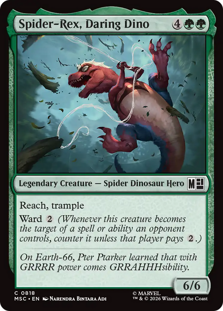 Spider-Rex, Daring Dino [Marvel Super Heroes Commander] | Tabernacle Games