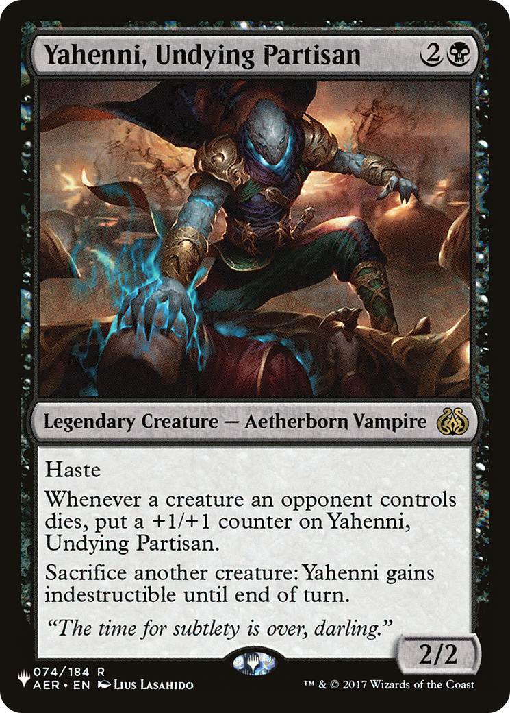 Yahenni, Undying Partisan [The List] | Tabernacle Games