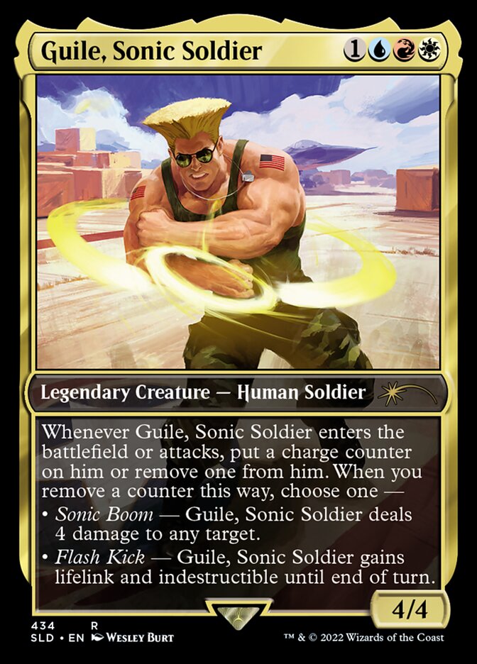 Guile, Sonic Soldier [Secret Lair Drop Series] | Tabernacle Games