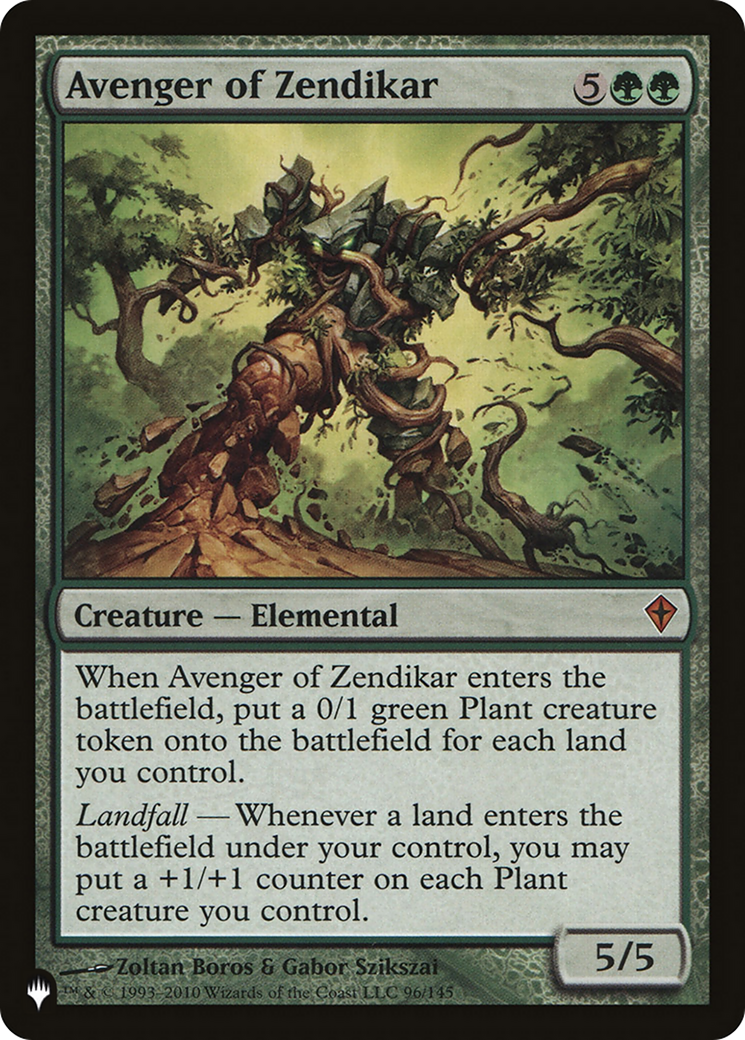 Avenger of Zendikar [The List] | Tabernacle Games