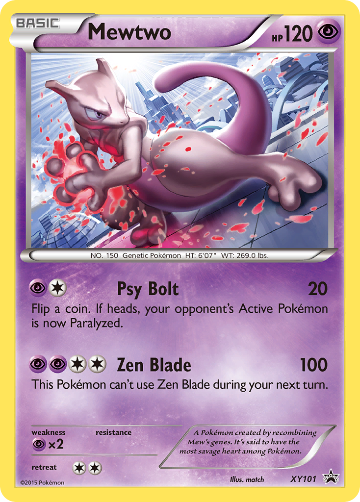 Mewtwo (XY101) [XY: Black Star Promos] | Tabernacle Games