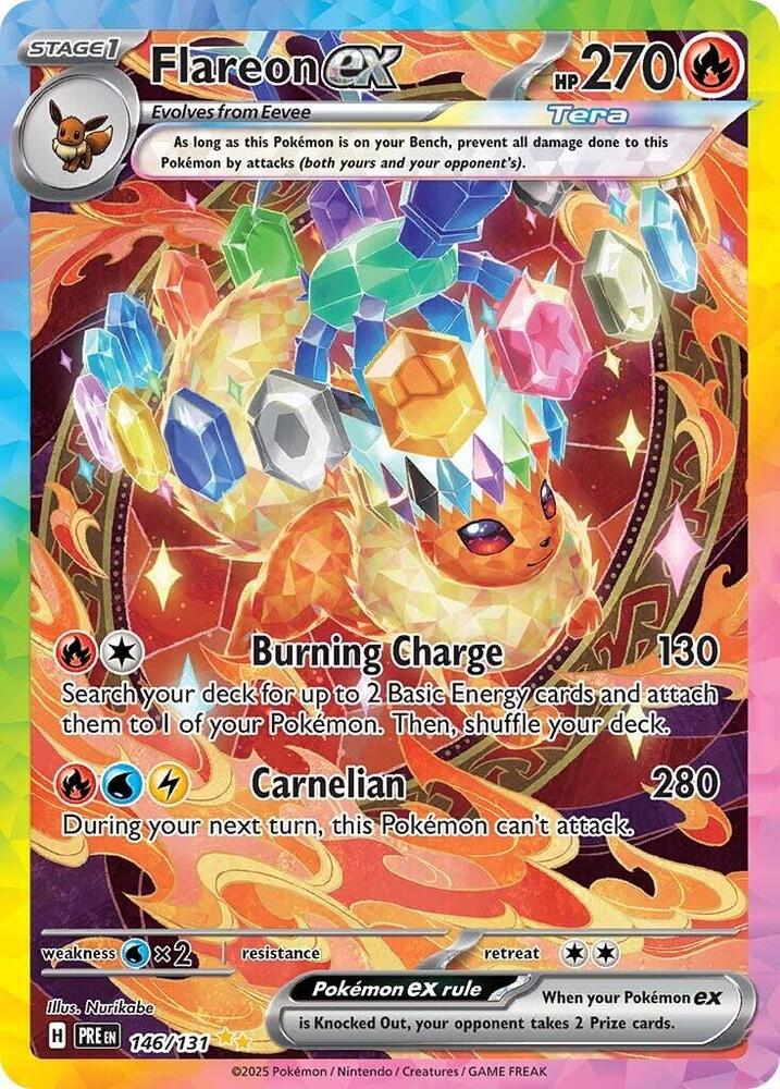 Flareon ex (146/131) [Scarlet & Violet: Prismatic Evolutions] | Tabernacle Games