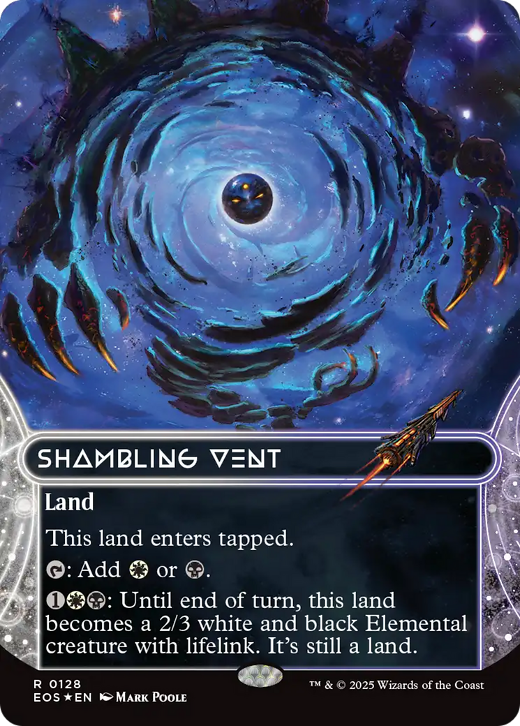 Shambling Vent (0128) (Borderless) (Galaxy Foil) [Edge of Eternities: Stellar Sights] | Tabernacle Games