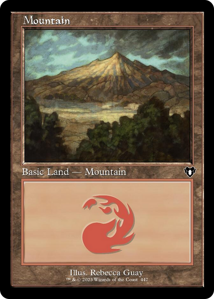 Mountain (447) (Retro) [Commander Masters] | Tabernacle Games