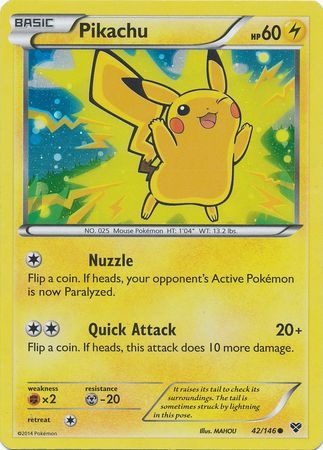 Pikachu (42/146) (2014 Movie Promo) [Miscellaneous Cards] | Tabernacle Games