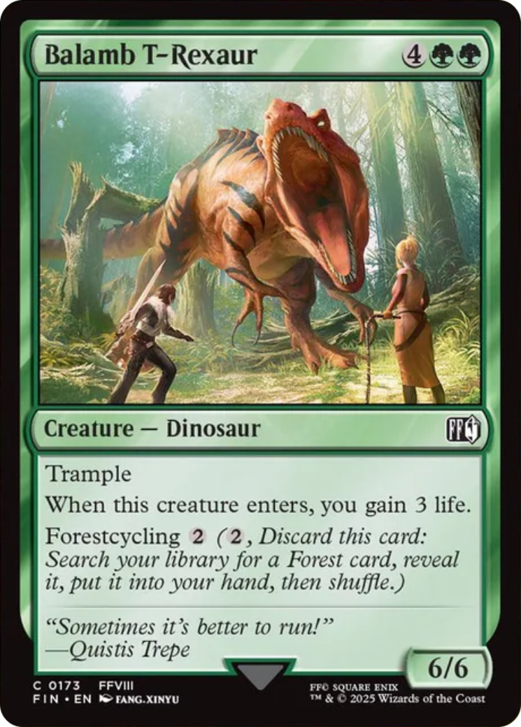 Balamb T-Rexaur [FINAL FANTASY] | Tabernacle Games