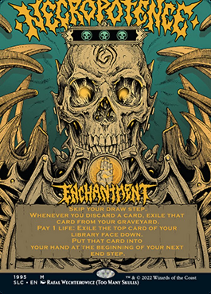 Necropotence (Borderless Alternate Art) [Secret Lair Countdown Kit] | Tabernacle Games