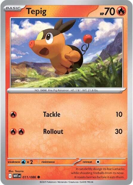 Tepig (011/086) [Scarlet & Violet: White Flare] | Tabernacle Games