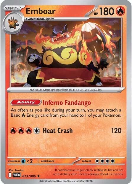 Emboar (013/086) [Scarlet & Violet: White Flare] | Tabernacle Games