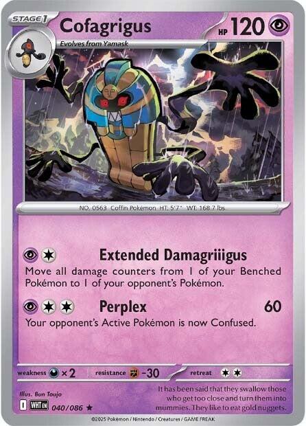 Cofagrigus (040/086) [Scarlet & Violet: White Flare] | Tabernacle Games