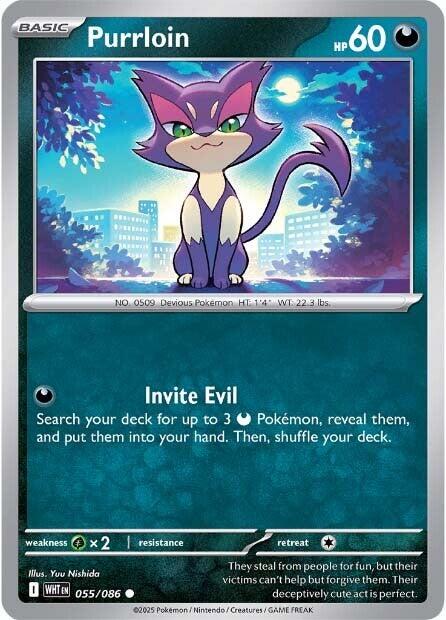 Purrloin (055/086) [Scarlet & Violet: White Flare] | Tabernacle Games
