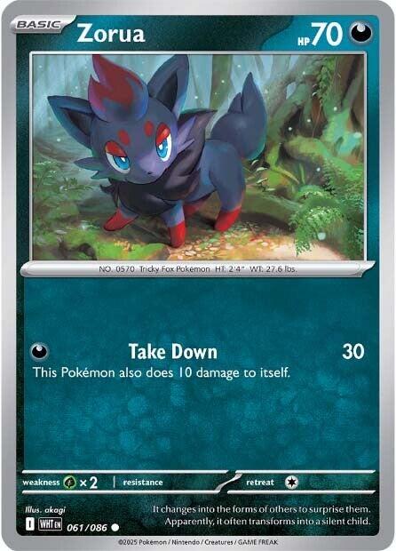 Zorua (061/086) [Scarlet & Violet: White Flare] | Tabernacle Games